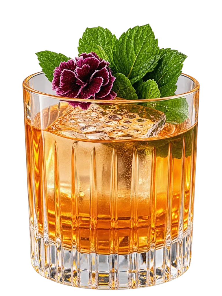 Garden Quartz Clarified Punch cocktail