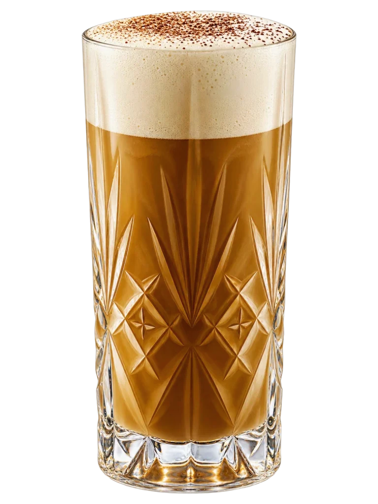 Pumpkin Spice Coffee Fizz cocktail
