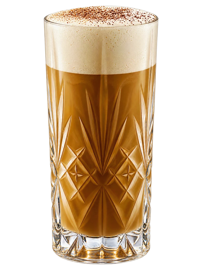 Pumpkin Spice Coffee Fizz cocktail
